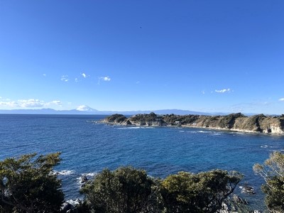 ソレイユの丘からの相模湾の絶景