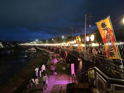 秦野たばこ祭りの夜景