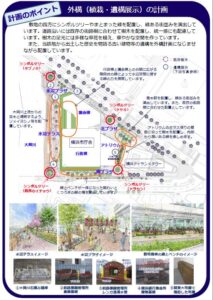 横浜市庁舎建設タイムズ新庁舎外構計画図